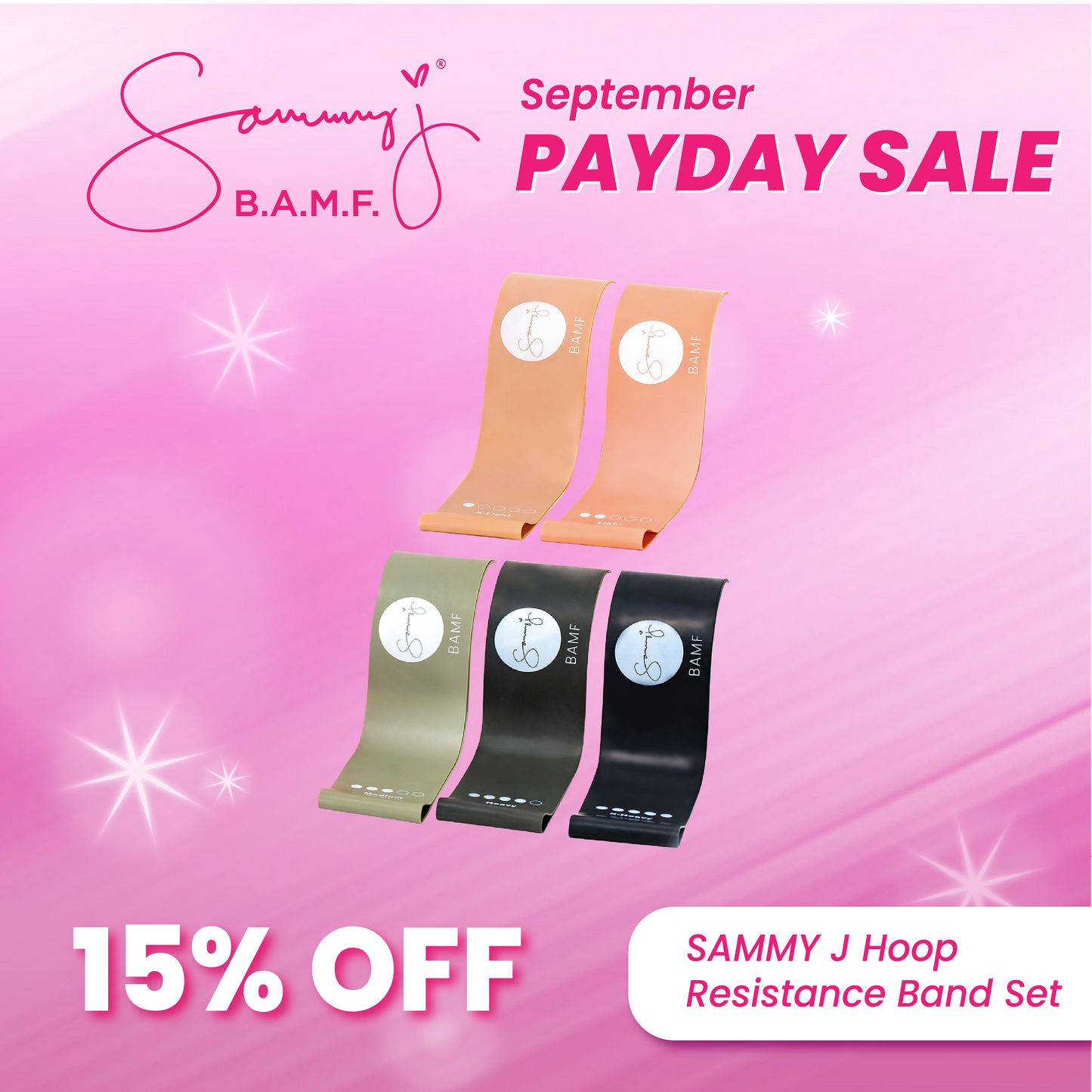 Sammy J (Hoop Resistance Bands Set)