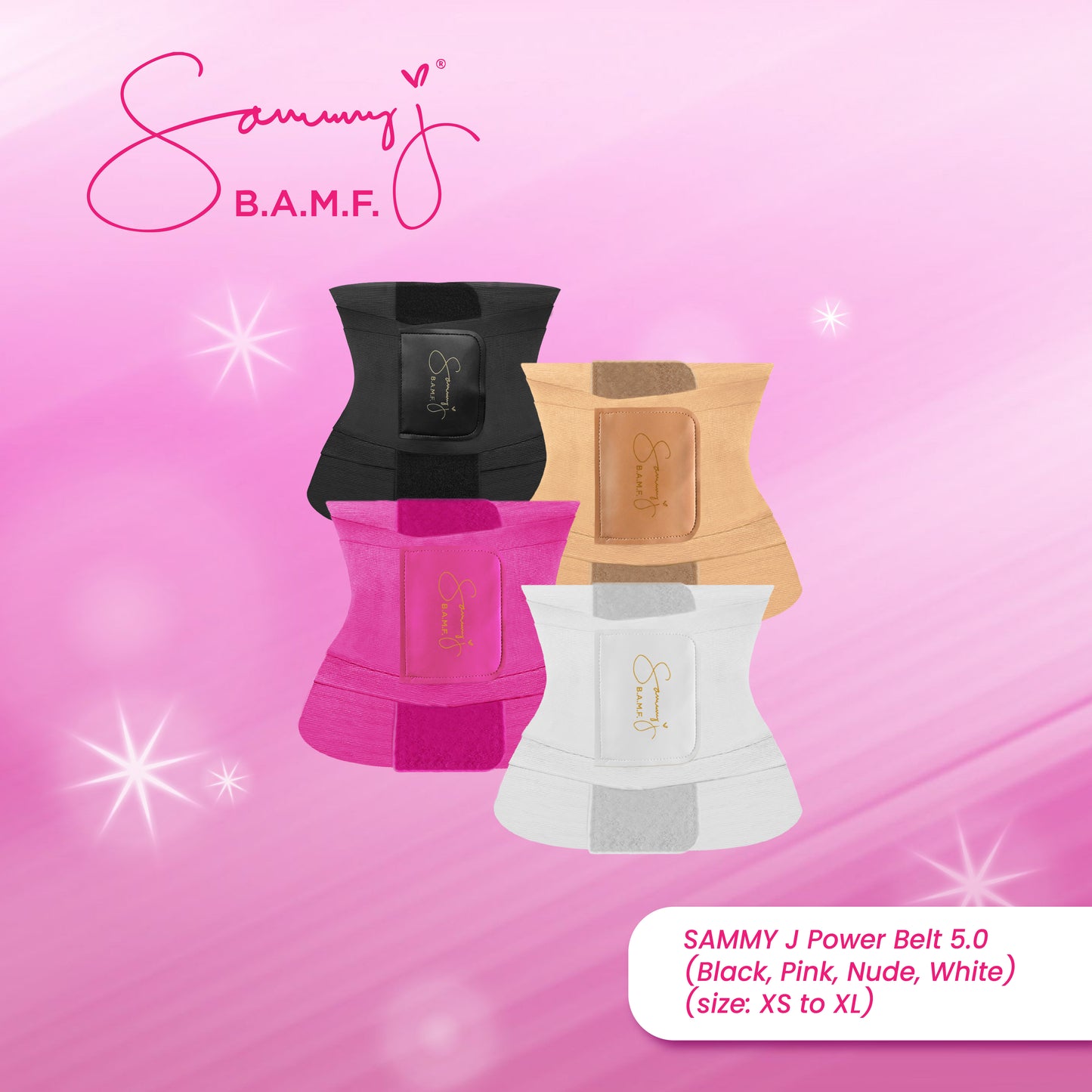 Sammy J Powerbelt 5.0 (Extra Small - Extra Large)