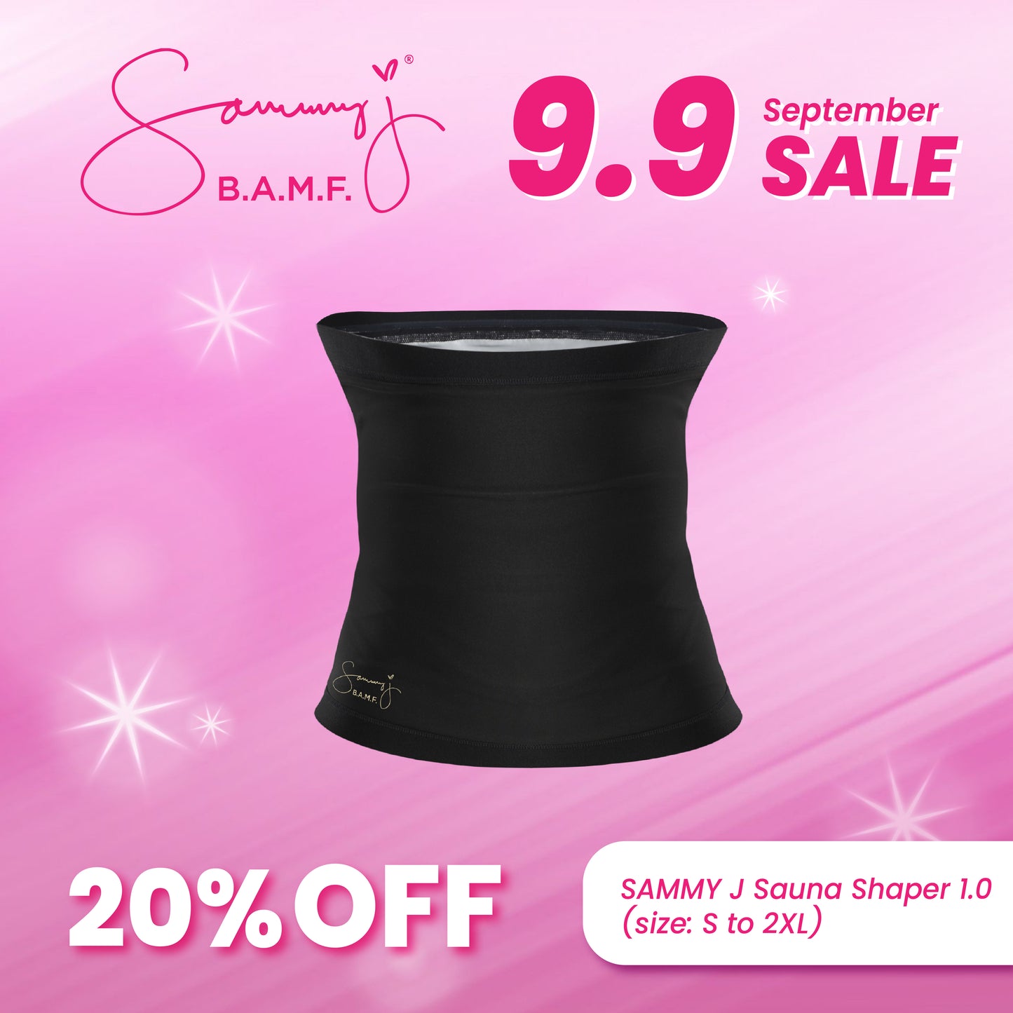 Sammy J Sauna 1.0 (Small - 2 Extra Large)