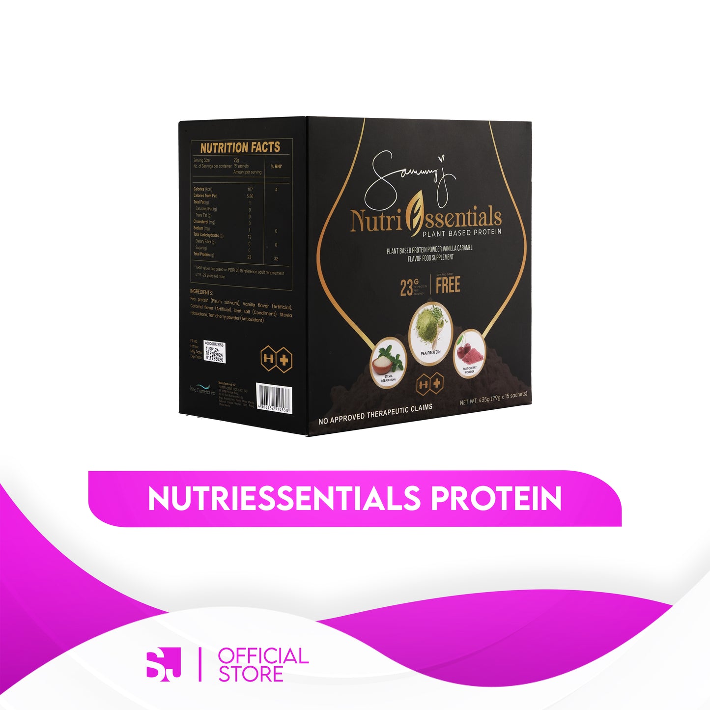 Sammy J Plant Based Protein Powder