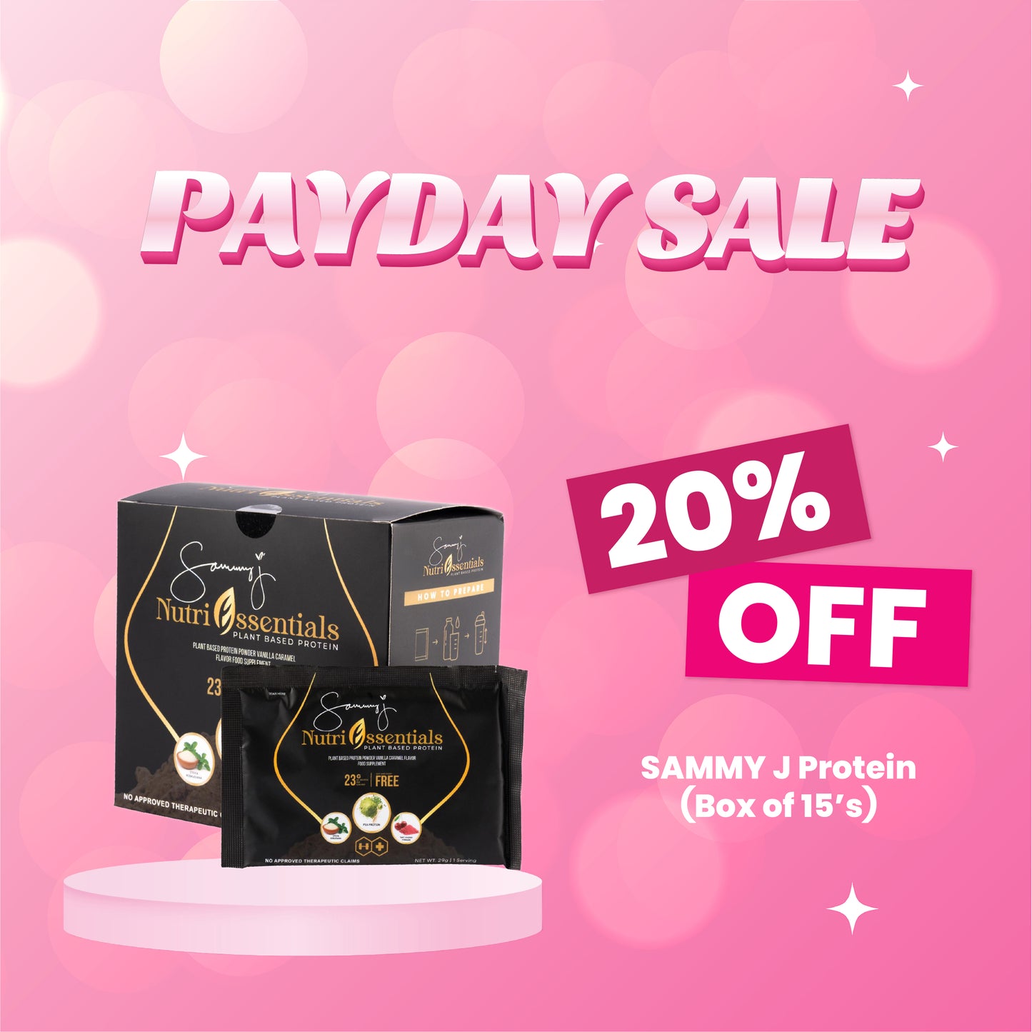 Sammy J Plant Based Protein Powder