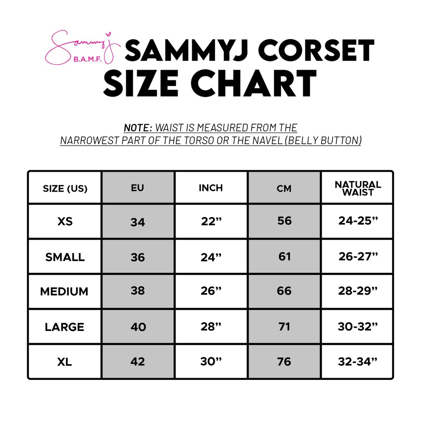 SAMMY J BLACK BROCADE CORSET