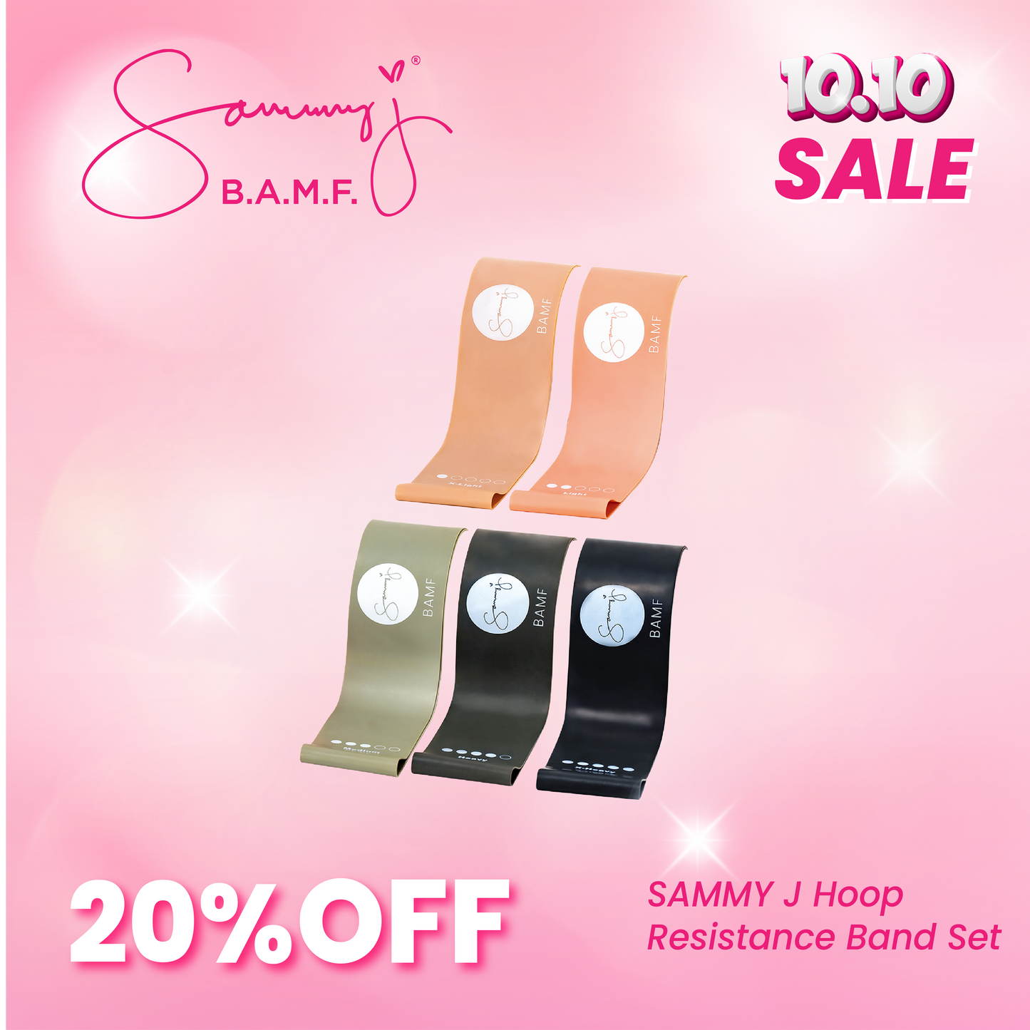 Sammy J  (Hoop Resistance Bands Set)