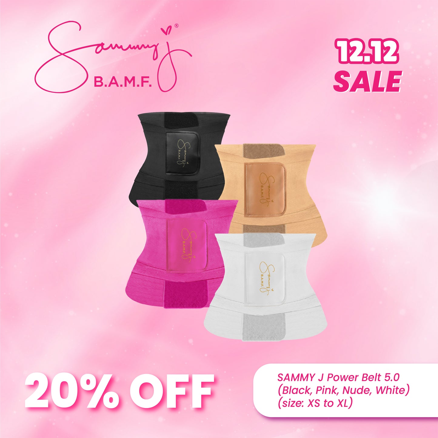 Sammy J Powerbelt 5.0 (Extra Small - Extra Large)