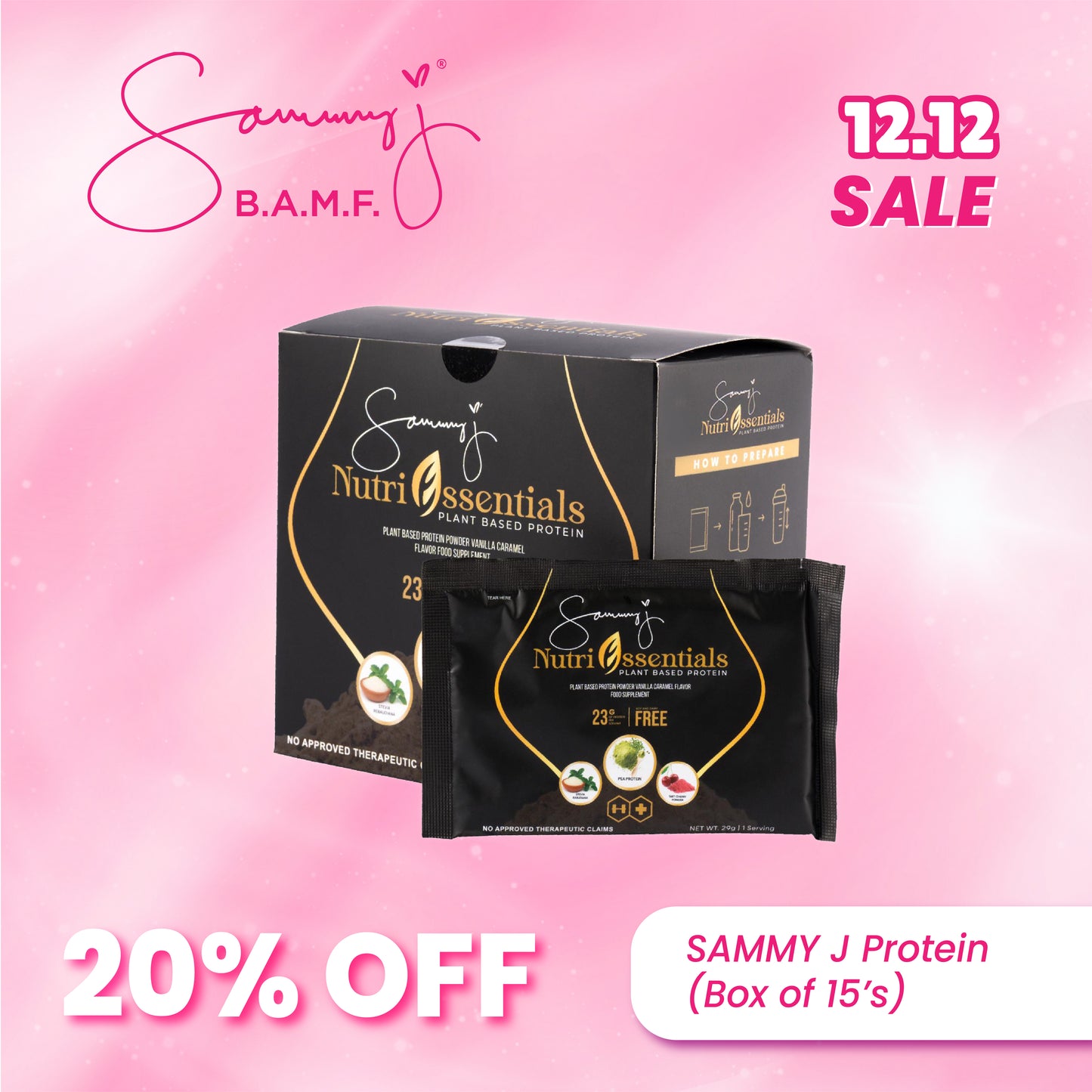 Sammy J Plant Based Protein Powder