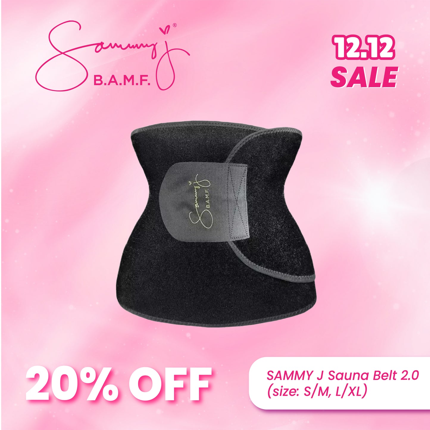 Sammy J Sauna 2.0 (Small/Medium-Large/Extra Large)