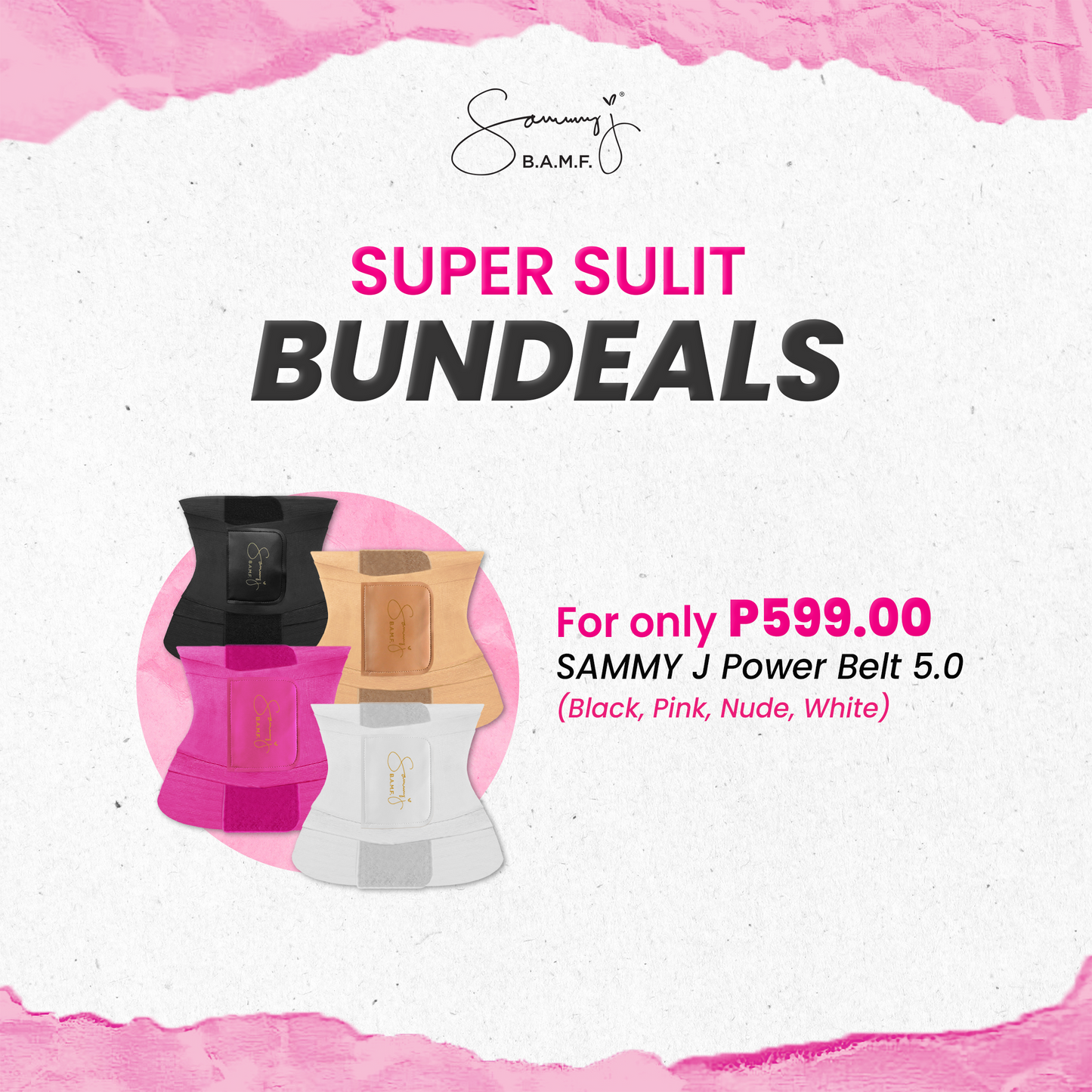 Sammy J Powerbelt 5.0 (Extra Small - Extra Large)