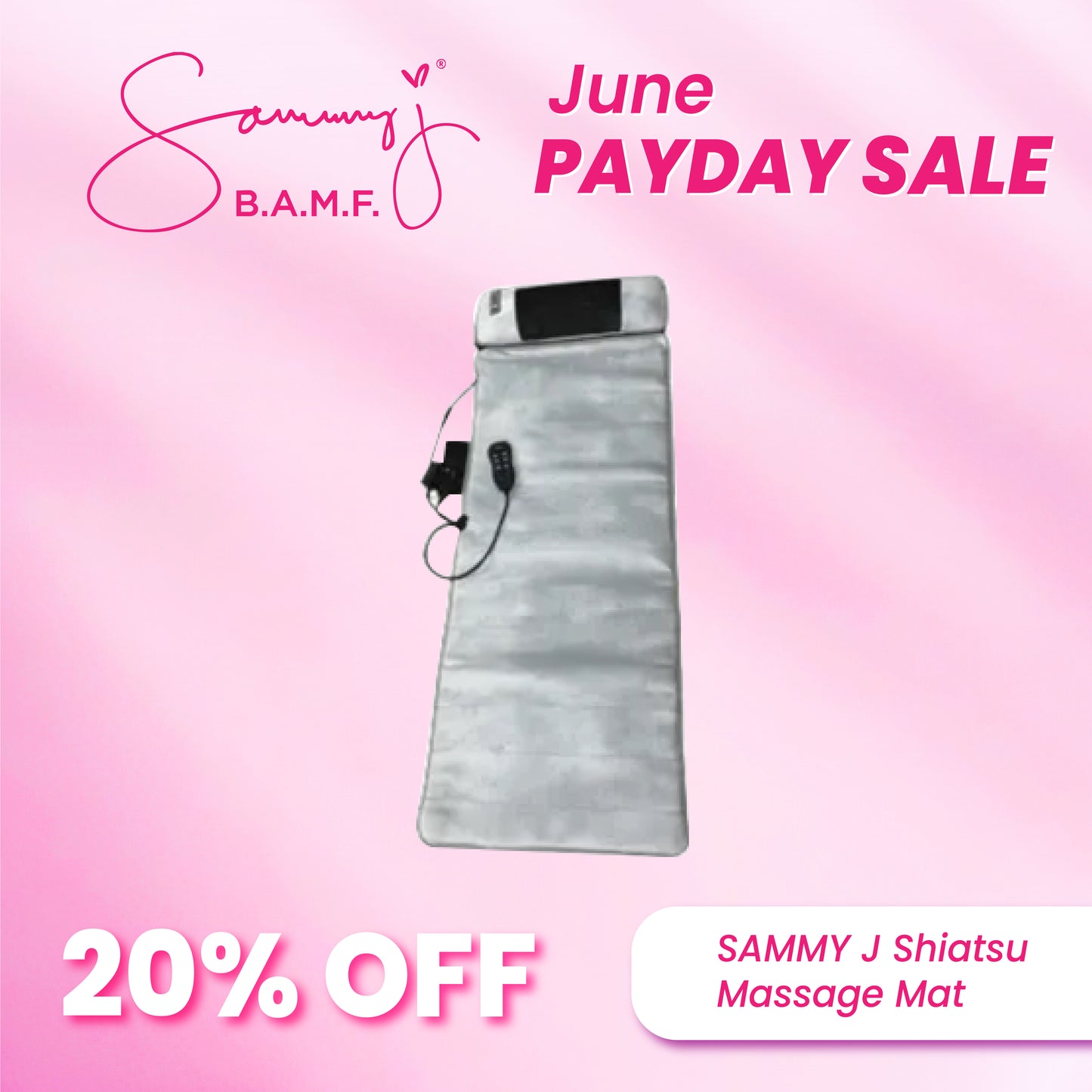 SAMMY J MASSAGE CUSHION MAT