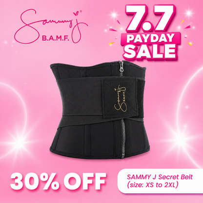 Sammy J Secret Belt (Extra Small - 2XL)