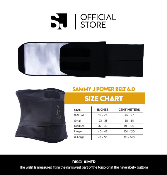 Sammy J Powerbelt 6.0 (Extra Small - Extra Large)