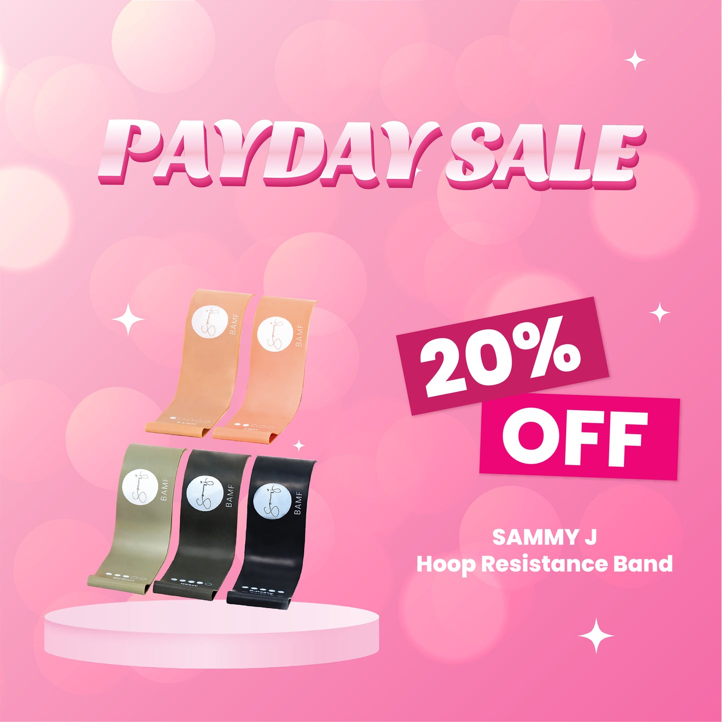 Sammy J  (Hoop Resistance Bands Set)