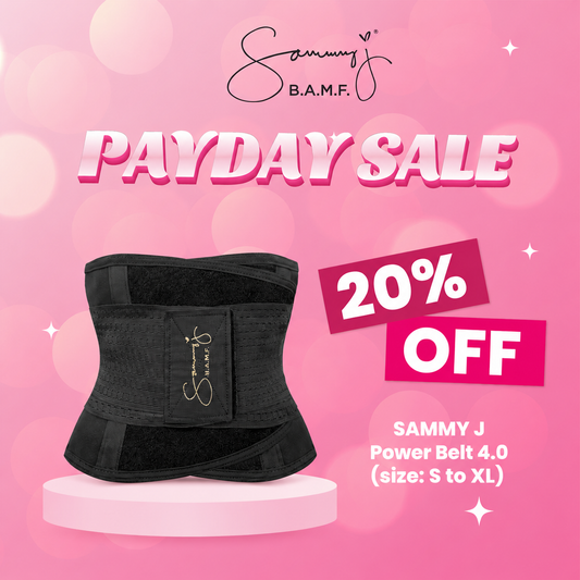 Sammy J Power Belt 4.0 (Available in 4 Sizes Small-Extra Large)