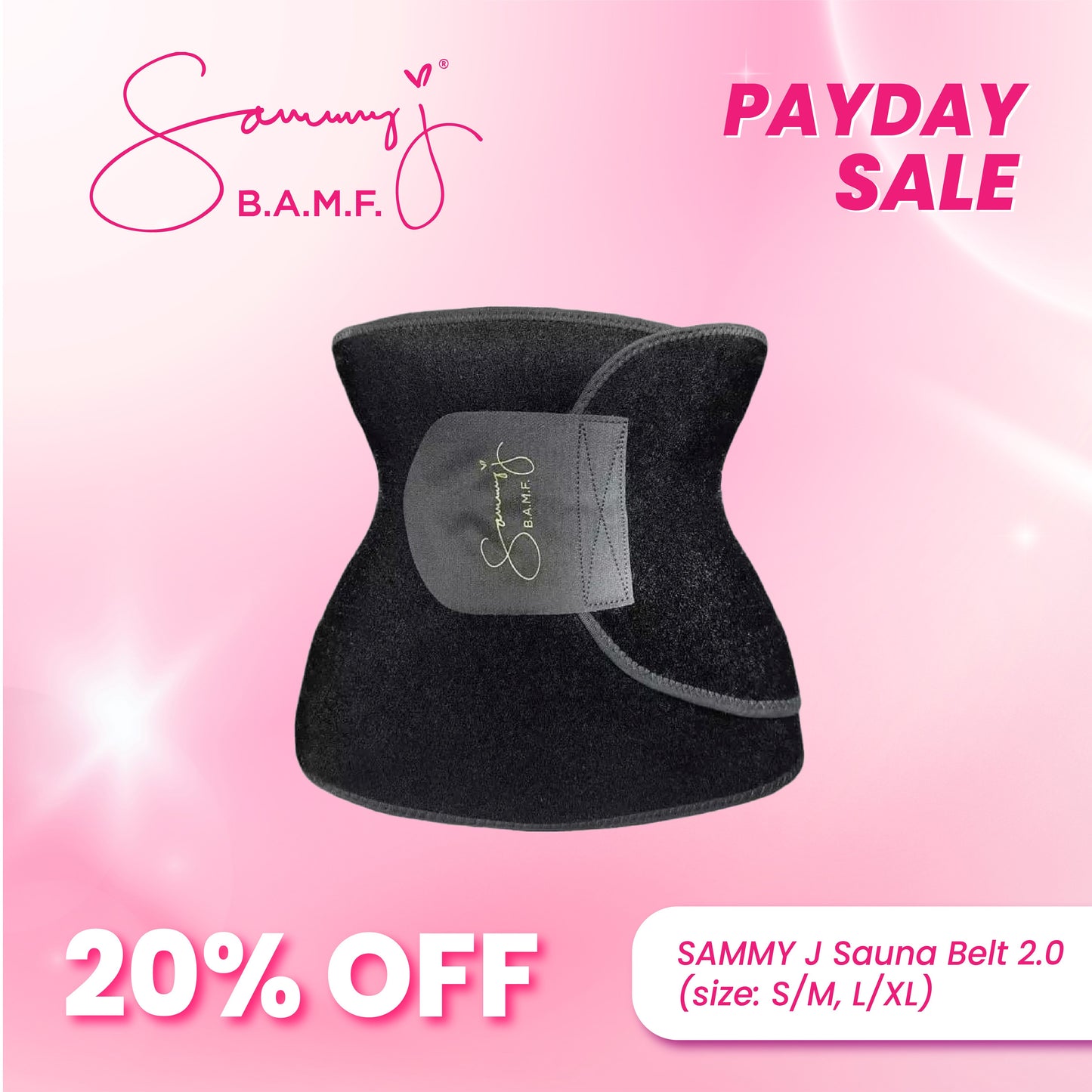 Sammy J Sauna 2.0 (Small/Medium-Large/Extra Large)