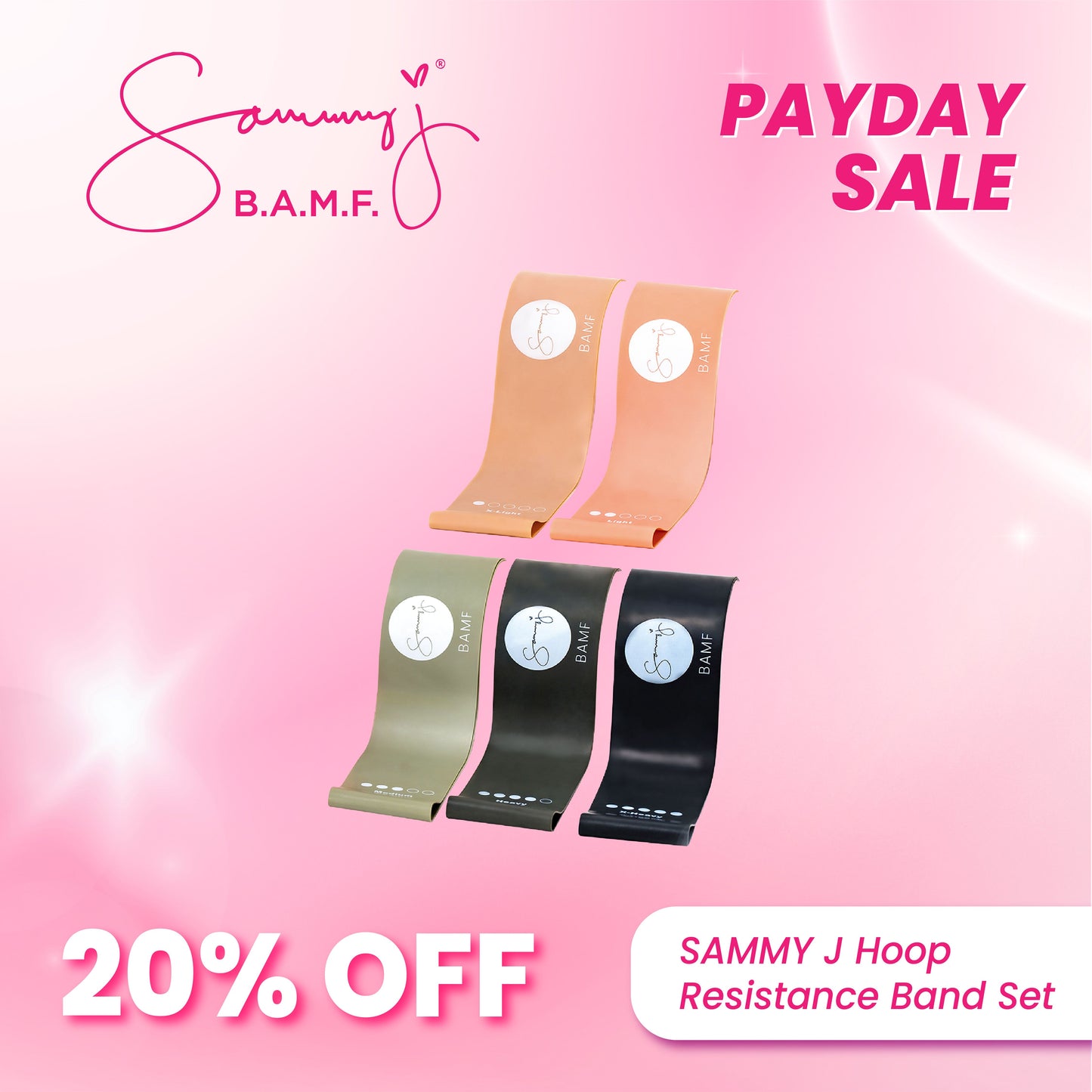 Sammy J  (Hoop Resistance Bands Set)