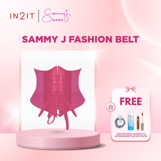Buy Sammy J Fashion Belt (Pink) get a FREE In2it/Basicare Products