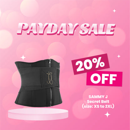 Sammy J Secret Belt (Extra Small - 2XL)