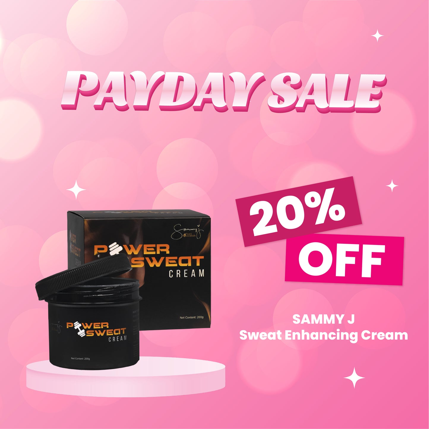 Sammy J Power Sweat Cream