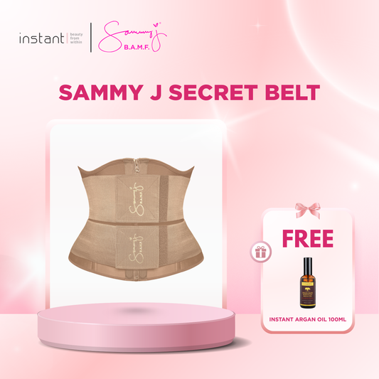 Buy Sammy J Secret Belt V2.0 (Nude) get FREE Argan Oil 100mL
