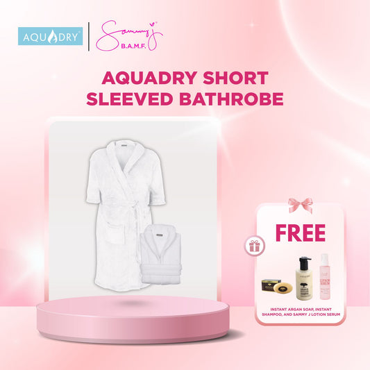 Buy Aquadry Bath Robe Free Instant Argan Soap, Shampoo & Sammy J Lotion Serum