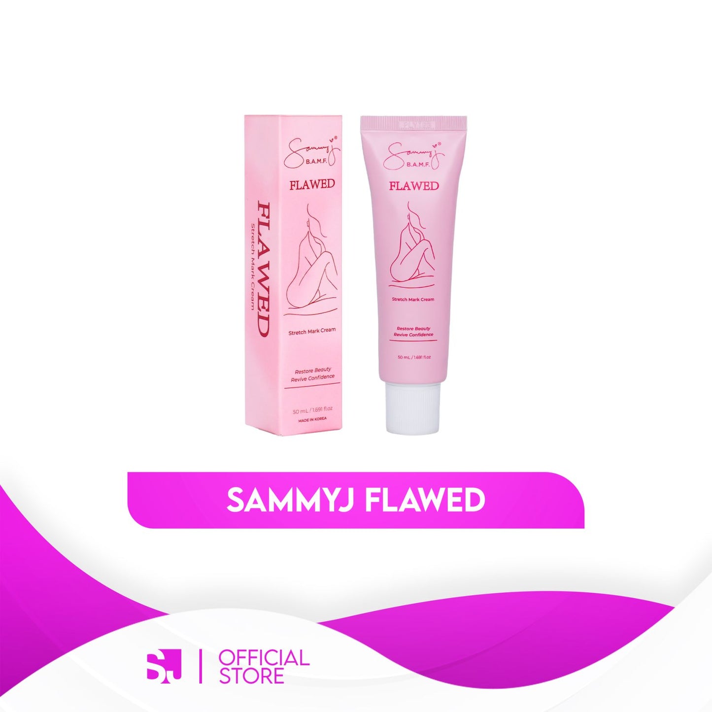 SAMMY J FLAWED STRETCH MARK CREAM 50ml